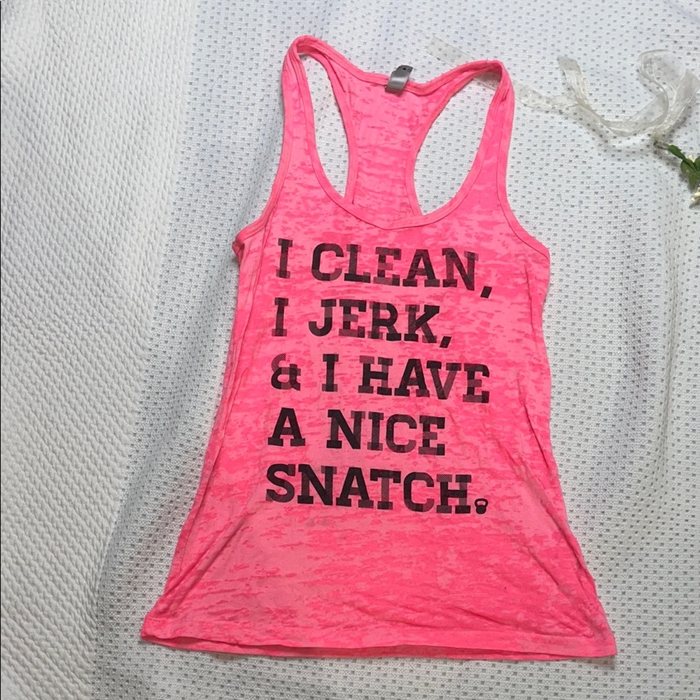 Next Level Apparel Vibrant Pink Tank